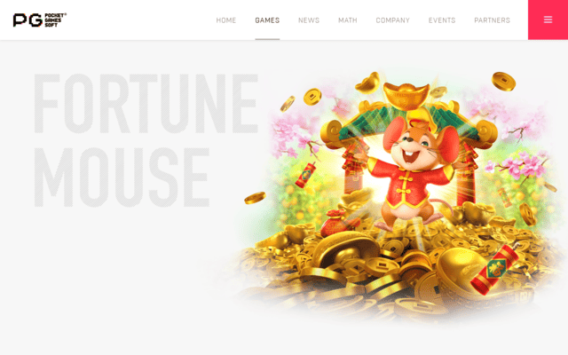 Fortune Mouse destaque na tela do jogo