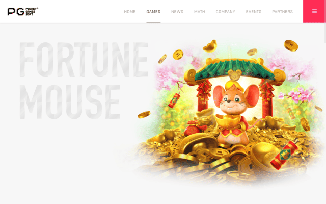 Fortune Mouse com moedas e fogos de artifício